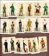 1939 JOHN PLAYER & SONS UNIFORMS OF THE TERRITORIAL ARMY 25 TOBACCO CARD LOT picture