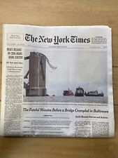 The New York Times Thursday, March 28, 2024 Complete Print Newspaper (NEW) picture