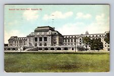 Annapolis MD-Maryland, Bancroft Hall, South Front, Vintage c1911 Postcard picture