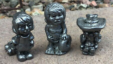 Vintage PEEWEE Handcast Pewter figures lot of 3 picture