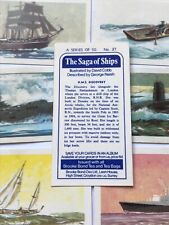 THE SAGA OF SHIPS Brooke Bond Tea Collectable Trade Cards 1970 take your pick picture