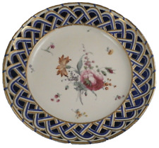 Antique 18thC Superb Frankenthal Porcelain Floral Plate Porzellan Teller German picture