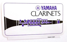 Promotional Stickers Yamaha Clarinets Orchestra Musik-Instrument Japan 80s picture