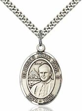 bliss Sterling Silver Pope John Paul II Medal Pendant, 1 Inch picture