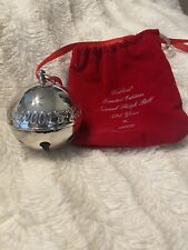 2001 WALLACE SILVERSMITHS 31ST ANNIVERSARY LIMITED EDITION ANNUAL SLEIGH BELL picture