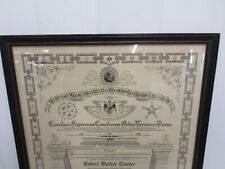 1944 32nd Degree Masonic Rite  25 3/4
