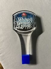 VINTAGE ACRYLIC Pete’s Wicked Winter Brew Draft Beer Handle Approx 7.5” Long picture