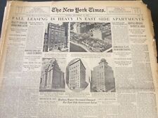 1933-1934 NEW YORK TIMES REAL ESTATE SECTIONS LOT OF 64 ISSUES - NTL 64 picture