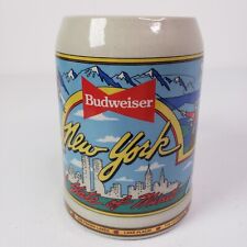 Vintage 1991 Budweiser New York State Of Mind Beer Stein Mug 0341 West Germany picture