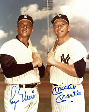 Mickey Mantle Roger Maris Baseball 8.5x11 Signed Photo Reprint picture