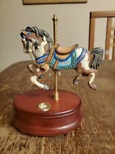 Hallmark Galleries Tobin Fraley Carousel Collection Horse Music Box 1994 picture