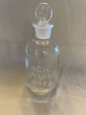 VINTAGE APOTHECARY ~ ACID NITRIC HNO3 ~  BOTTLE picture