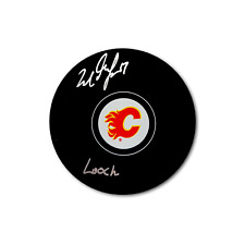 Milan Lucic Calgary Flames Autographed Hockey Puck Inscribed Looch picture