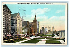 1927 Michigan Avenue No From Art Institute Chicago Illinois IL Postcard picture