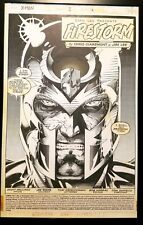 X-Men #2 pg. 1 Magneto Jim Lee 11x17 FRAMED Original Art Poster Marvel Comics picture