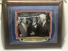 Carl Yastrzemski & Jimmy Carter Signed 8x10 Photo Framed JSA COA RARE picture