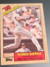Ruben Sierra 1987 Topps picture