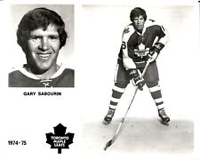 PF11 Original Photo GARY SABOURIN 1974-75 TORONTO MAPLE LEAFS HOCKEY RIGHT WING picture