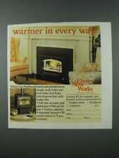 1986 Elmira Stove Works Ad - Warmer in Every Way picture