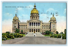 1937 Iowa State Capitol, Des Moines Iowa IA Posted Vintage Postcard picture