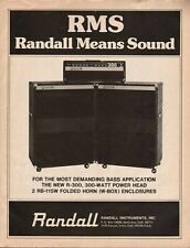 1975 RMS Instruments R-300 300-Watt Power Head - Vintage Guitar Amplifier Ad picture