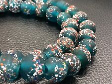 Beautiful Vintage Rare Collectible Glass Beads Awesome Texture From Africa picture