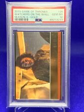 2015 Game of Thrones Watchers On The Wall (Jon Snow) Gold /150 PSA 10 picture