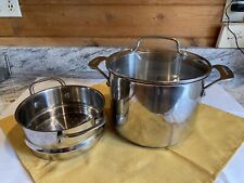 CUISINART Stock Pot Dutch Oven #8366-22 And Colander Insert 0720 picture