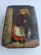 Fedoskino Antique Jewellery Case Original Hand-Painted Extremely Rare, Year 1952 picture
