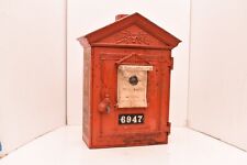 Vintage Gamewell Fire Alarm Call Box Pull Station Fireman Cast Metal ATQ picture