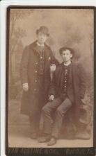 Red Oak Iowa~Van Alstine & Co. Photography~Brothers~Carte de Visite~c1875 CDV picture