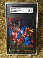 Super Soldier Action 1996 Skybox amalgam 1 Marvel DC Comics Power Blast SGC 8 RC picture