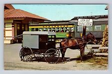 Strasburg PA-Pennsylvania, Amish Family Selling at RR, Vintage c1977 Postcard picture