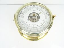 Vintage Antique Brass German Schatz Marine Barometer picture