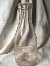 Vintage Quart Milk Bottle Clover-dale Farms 1930S Cloverdale picture