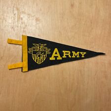 Vintage 1950s US Army 4x9 Felt Pennant Flag picture