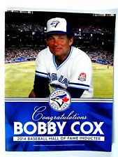 Bobby Cox Toronto Blue Jays Congrats HOF Barves Original Print Ad 8.5 x 11