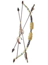 Native American Wall Hanging Beautifully Detailed Decorative Bow/ Arrow Resin picture