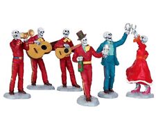 Lemax Spooky Town Fiesta De Los Muertos Set of 6 Figurines # 52309 Brand New picture