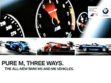 2012 BMW M5 & M6 PERFORMANCE CAR SALES BROCHURE ~ 12 PAGES picture