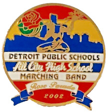 Rose Parade 2002 Detroit Public Schools All City HS Marching Band Lapel Pin picture
