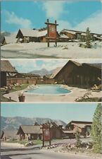 Sierra Nevada Inn Mammoth Lakes California 3 views c1960-1970s postcard B33 picture
