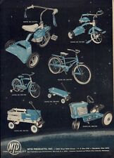 1964 PAPER AD MTD Toy Bicycle Coaster Wagon Pedal Car Farm Tractor Ranch picture