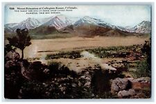 c1910's Mount Princeton Collegiate Range Yale & Harvard Colorado CO Postcard picture