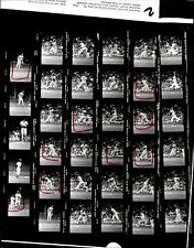 LD323 1979 Orig Contact Sheet Photo MARK HARGROVE DUANE KUIPER INDIANS - TIGERS picture