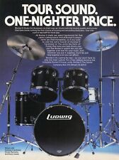 1987 Print Ad of Ludwig Rocker II Drum Kit picture
