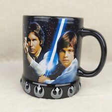 Genuine Lucas Film Galerie Star Wars Han Solo R2D2 CP3O XL Black Coffee Mug picture