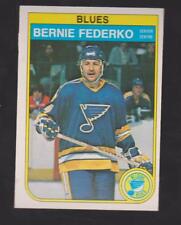 1982-83 O-Pee-Chee Bernie Federko #302 (Buy 5 $3.00 Cards Pick 2 Free) picture