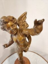 Vintage/Antique Brass/Bronze  Cherub  Victorian  metal sculpture Art picture