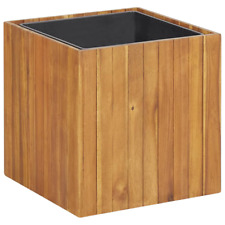 NNEVL Garden Raised Bed Pot 43.5x43.5x44 cm Solid Acacia Wood picture